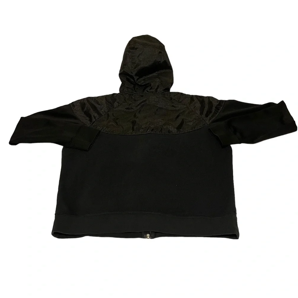 Boys Nike Air‎ Jacket Boys Large Black Lightweight Full-Zip Embroidered Logo